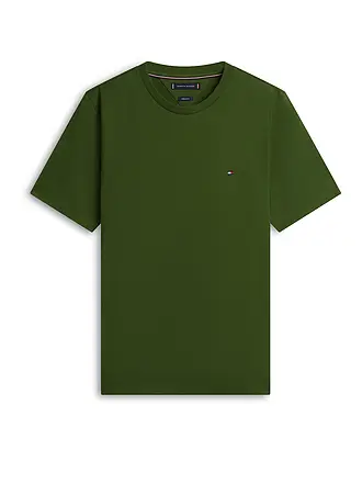 TOMMY HILFIGER | T-Shirt | dunkelgrün